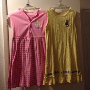 2 girls large Disney dresses