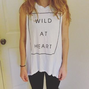 Wildfox "Wild At Heart" Tank Top