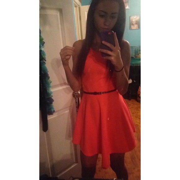 NWOT Rue 21 Orange Dress - Picture 2 of 3
