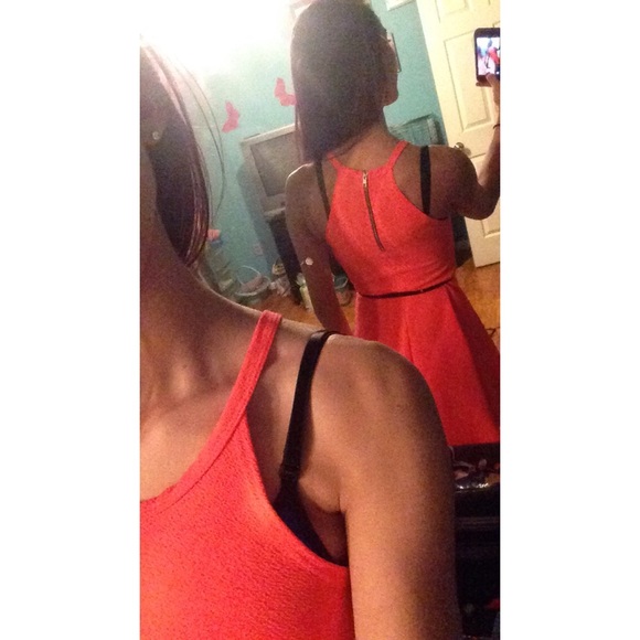 NWOT Rue 21 Orange Dress - Picture 3 of 3