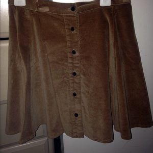 Brandy Melville suede skirt
