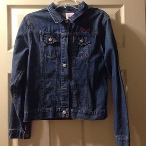 Girls light weight denim jacket