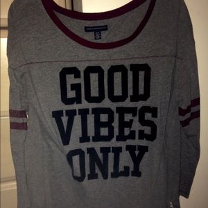 Good vibes only long sleeve