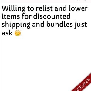 Everything is negotiable!!