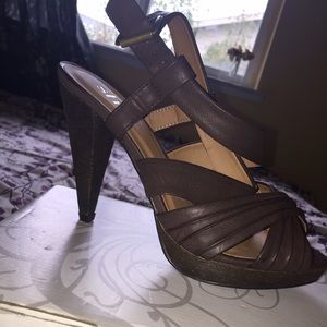 Brown heels