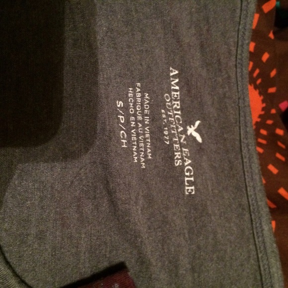 S\P long sleeve floral American eagle crop top