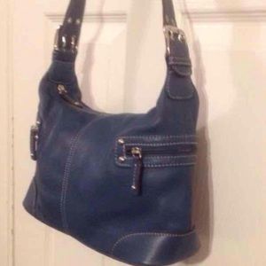 Tignanello Blue Genuine Leather Purse