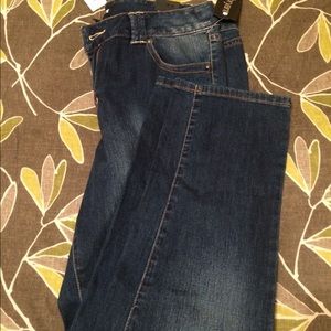Plus size straight leg jeans