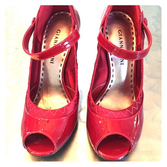 Red Gianni Bini Mary Janes