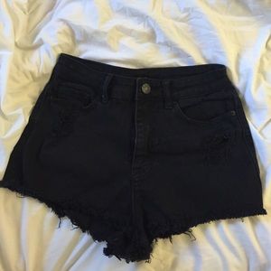High rise black BDG shorts
