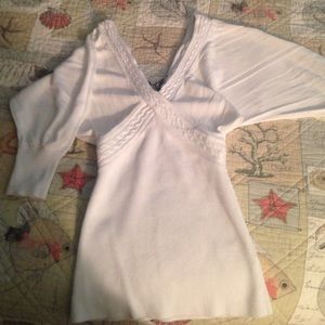 White Bebe sweater