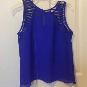 Charlotte Russe Royal Blue Tank Top NWOT