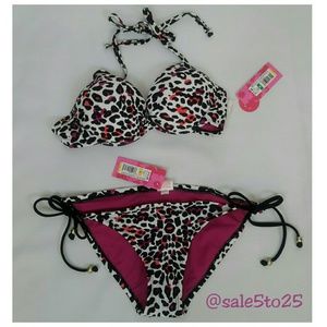 New Bathing Suit with Form Padded Push Up Top