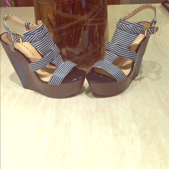 🎉Final Markdown🎉Blue Jean Wedge Sandal