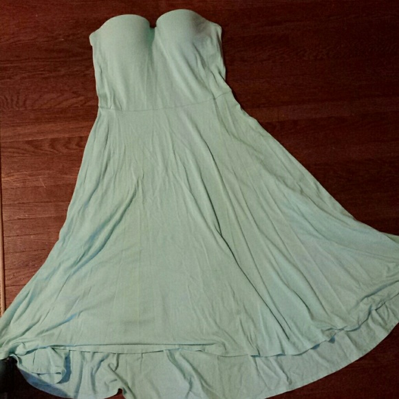 Light blue Victorias secret strapless dress