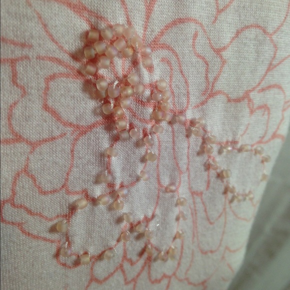 Express Light Pink Floral Tank Size Large - Picture 4 of 4