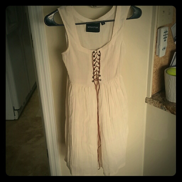 MINK PINK from swell.com Lace up beach dress