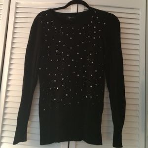 100% cashmere sweater black