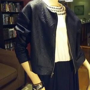 Astr  Black Textured Jacket