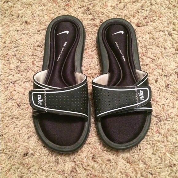 Nike slip on shoes - size 8.
