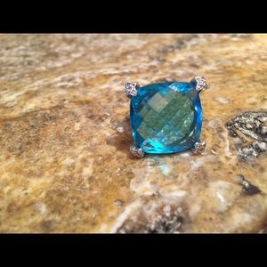 David Yurman 20mm cushion on point ring