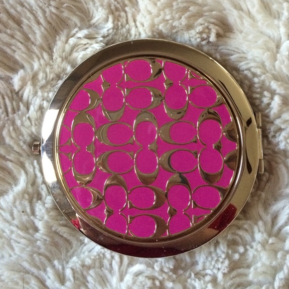 Pink Coach compact Mirror