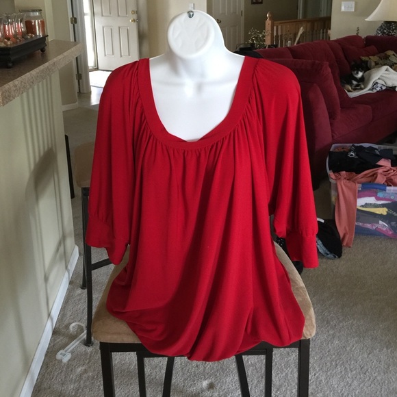 Great red top for going out!!