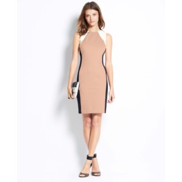 Ann Taylor Colorblock Sheath Dress