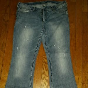 Silver size 16 jeans