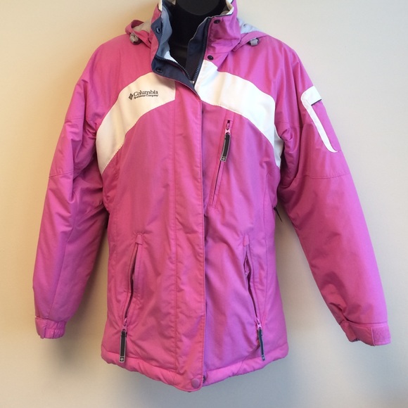 columbia pink coat