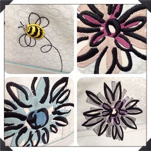 Rare Coach Floral Bee Bag