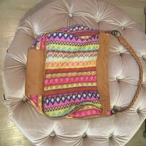 Aldo Multi-Color Woven Handbag