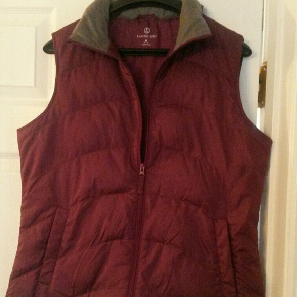 Land's End down vest