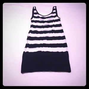 Black & White Sweater Dress