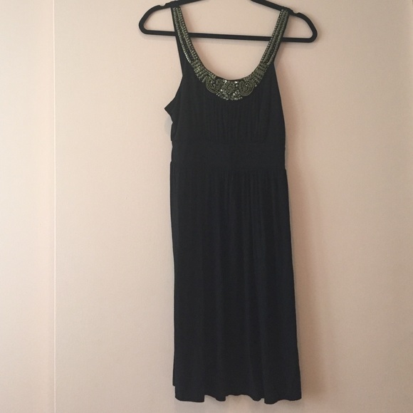 Black Beaded Dress