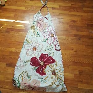 Long floral dress