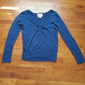 Royal blue crew neck sweater