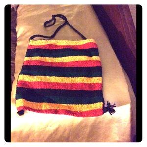 Rasta Colored Messenger bag