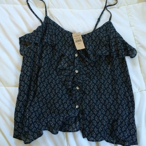 ***Blue American Eagle Blouse***