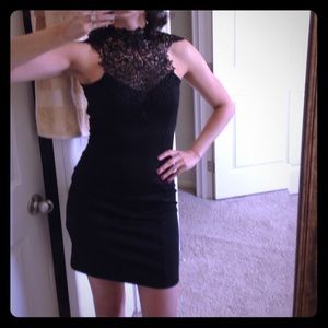 Lace neck LBD