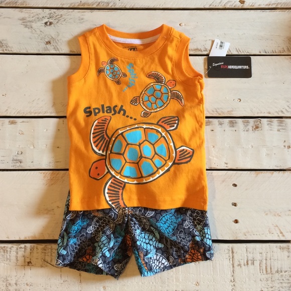 NWT 12 month turtle outfit