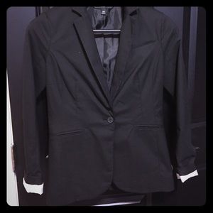 Blacks Mossimo blazer, cute pinstripe lining!