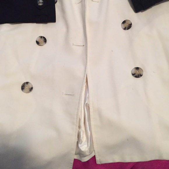 Cream and black any weather coat - Picture 2 of 4