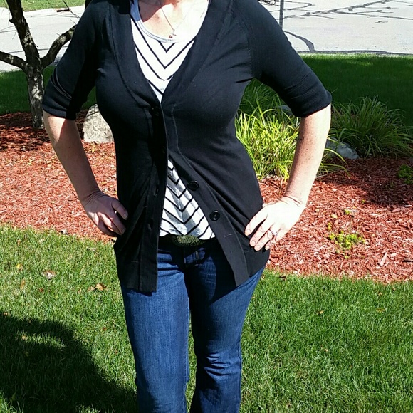 Black Banana Republic cartigan