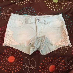 denim shorts