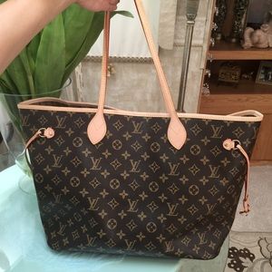 Louiss Vuitton never full handbag GM