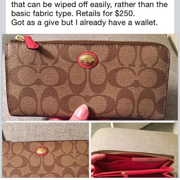Coach Handbags - 🎀SOLD🎀 COACH PVC wallet