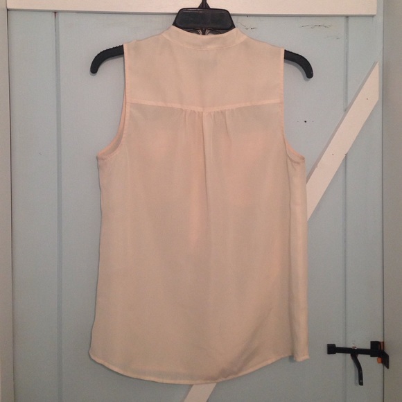 J crew Cream tank size 4 - Picture 3 of 3