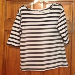 Ombré striped top