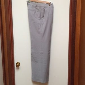 Fully lined light grey Ann Taylor suit pant